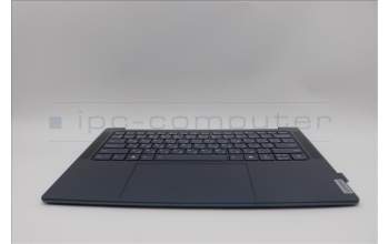 Lenovo 5CB1P50208 C-Abdeckung mit Tastatur, Ukraine, Aquamarinblau, Puresight-Logo