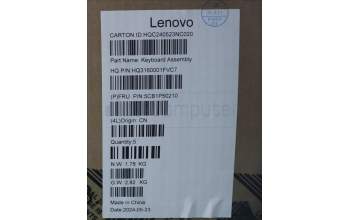 Lenovo 5CB1P50210 COVER Upper Case ASM ARA H83E2 LG PST