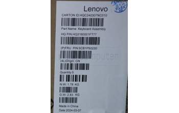 Lenovo 5CB1P50230 COVER Upper Case ASM GER H83E2 LG PST