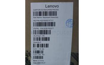 Lenovo 5CB1P50277 C-Cover with keyboard,Slovenian,Luan Grey