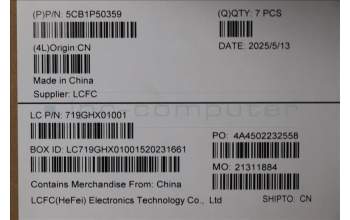 Lenovo 5CB1P50359 A-Cover, MT063, 26T_ASSY