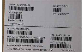 Lenovo 5CB1P50414 A-Cover, MT049, ASSY_PC_FHD