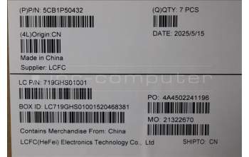 Lenovo 5CB1P50432 C-Cover MT045, WLAN, Black, ASSY