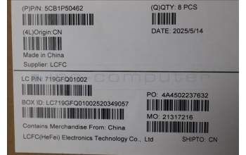 Lenovo 5CB1P50462 FRU D_COVER_AL_WLAN_ASSY