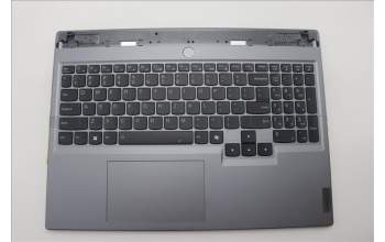 Lenovo 5CB1P55134 C-Cover with keyboard,English,Luna Grey,Backlight