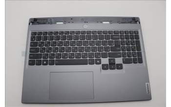 Lenovo 5CB1P55179 C-Cover with keyboard, Russian, Luna Grey, Backlight, US