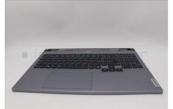 Lenovo 5CB1P55225 C-Cover with keyboard, Italian, Luna Grey, Backlight, UK