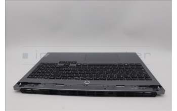 Lenovo 5CB1P55225 C-Cover with keyboard, Italian, Luna Grey, Backlight, UK