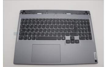 Lenovo 5CB1P55234 C-Cover with keyboard, Spanish, Luna Grey, Backlight, UK
