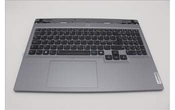 Lenovo 5CB1P55279 C-Cover with keyboard, Nordic, Luna Grey, Backlight, UK