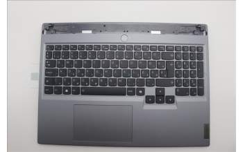 Lenovo 5CB1P55318 C-Cover with keyboard,Hungarian,Luan Grey,Backlight