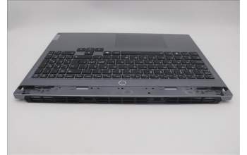 Lenovo 5CB1P55567 C-Cover with keyboard, Nordic, Luna Grey, RGB Backlight, UK