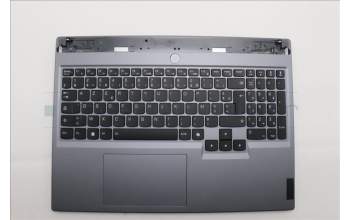 Lenovo 5CB1P55578 C-Cover with keyboard, French, Luna Grey, RGB Backlight, US