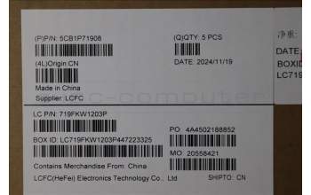 Lenovo 5CB1P71908 C-Cover with keyboard,Slovenian,Black,Non_Fingerprint