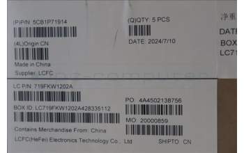 Lenovo 5CB1P71914 C-Cover with keyboard, UK English, Black, Non-Fingerprint, UK