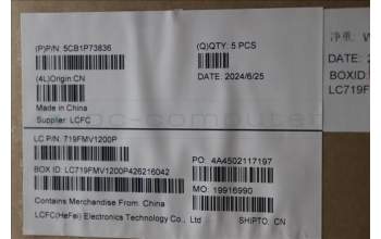 Lenovo 5CB1P73836 C-Cover with keyboard, Switzerland, Cosmic Blue, UK