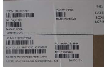 Lenovo 5CB1P73931 Cover L 21N9 D COVER