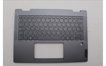 Lenovo 5CB1P74329 C-Cover with keyboard,Spanish,Luan Grey,FingerPrint