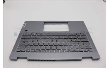 Lenovo 5CB1P74332 C-Cover with keyboard,Portuguese,Luan Grey,FingerPrint