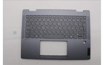 Lenovo 5CB1P74345 C-Cover with keyboard, Hungarian, Luna Grey, FingerPrint, UK