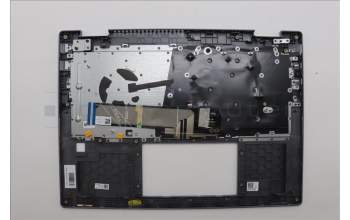 Lenovo 5CB1P74346 C-Cover with keyboard, Nordic, Luna Grey, FingerPrint, UK