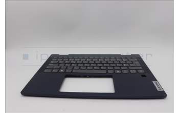 Lenovo 5CB1P74363 C-Cover with keyboard, Portuguese, Cosmic Blue, FingerPrint, UK