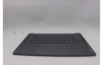 Lenovo 5CB1P74748 C-Cover with keyboard, Belgian, Luna Grey, Puresight Logo, UK