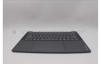 Lenovo 5CB1P74753 C-Cover with keyboard, US English Euro, Luna Grey, Puresight Logo, US