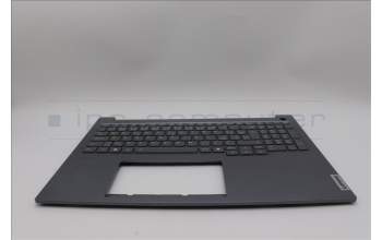 Lenovo 5CB1P85697 C-Cover with keyboard, Czech Slovakian, Luna Grey, FingerPrint, UK