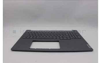 Lenovo 5CB1P85700 C-Cover with keyboard, French, Luna Grey, FingerPrint, US