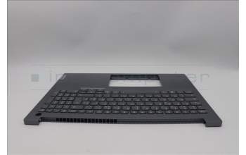Lenovo 5CB1P85700 C-Cover with keyboard, French, Luna Grey, FingerPrint, US
