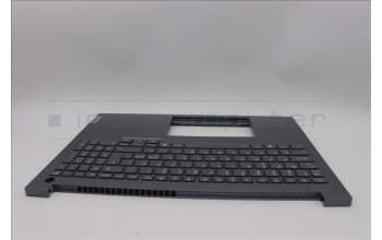 Lenovo 5CB1P85712 C-Cover with keyboard, Nordic, Luna Grey, FingerPrint, UK