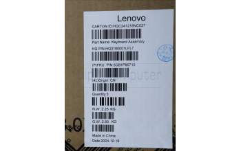 Lenovo 5CB1P85715 C-Cover with keyboard, Slovenian, Luna Grey, FingerPrint, UK