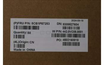 Lenovo 5CB1P87253 Cover, 83J2 Strip