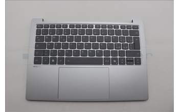 Lenovo 5CB1P89838 C-Cover with keyboard, Italian, Cloud Grey, Backlight, UK