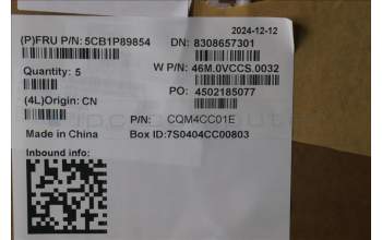 Lenovo 5CB1P89854 C-Cover with keyboard, Belgian, Polar Blue, Backlight, UK