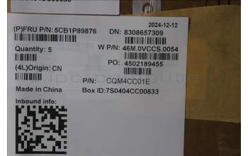 Lenovo 5CB1P89876 C-Cover with keyboard, Spanish, Polar Blue, Backlight, UK