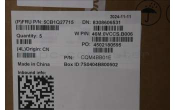 Lenovo 5CB1Q27715 C-Cover with keyboard, English, Cloud Grey, Backlight, US