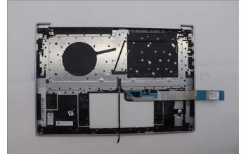 Lenovo 5CB1Q27716 C-Cover with keyboard, US English Euro, Cloud Grey, Backlight, US