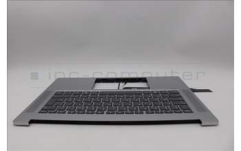Lenovo 5CB1Q27717 C-Cover with keyboard, French, Cloud Grey, Backlight, US