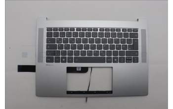 Lenovo 5CB1Q27720 C-Cover with keyboard, German, Cloud Grey, Backlight