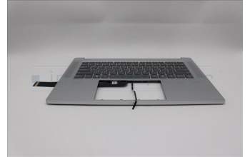 Lenovo 5CB1Q27722 C-Cover with keyboard, Hebrew, Cloud Grey, Backlight, US