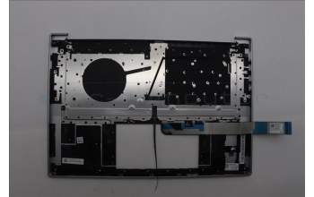 Lenovo 5CB1Q27723 C-Cover with keyboard, Hungarian, Cloud Grey, Backlight, UK