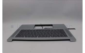 Lenovo 5CB1Q27723 C-Cover with keyboard, Hungarian, Cloud Grey, Backlight, UK
