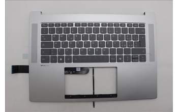 Lenovo 5CB1Q28959 C-Cover with keyboard, Italian, Cloud Grey, Backlight, UK