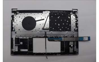 Lenovo 5CB1Q28963 C-Cover with keyboard, Nordic, Cloud Grey, Backlight, UK