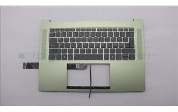 Lenovo 5CB1Q32430 C-Cover with keyboard, Nordic, Storm Grey, Backlight, UK