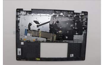 Lenovo 5CB1Q43239 C-Cover with keyboard, German, Luna Grey, Fingerprint, UK