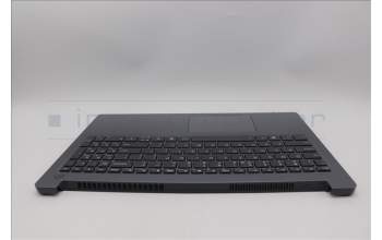 Lenovo 5CB1Q43265 C-Cover with keyboard, US English Euro, Luna Grey, Backlight, US