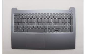Lenovo 5CB1Q43271 C-Cover with keyboard, German, Luna Grey, Backlight, UK